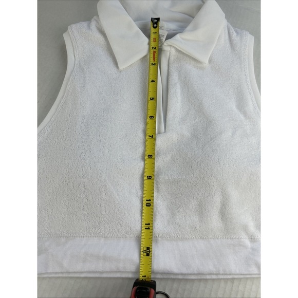 Offline By Aerie Sleeveless Crop Top Built In Bra V‎ Neck 647 - Picture 6 of 9